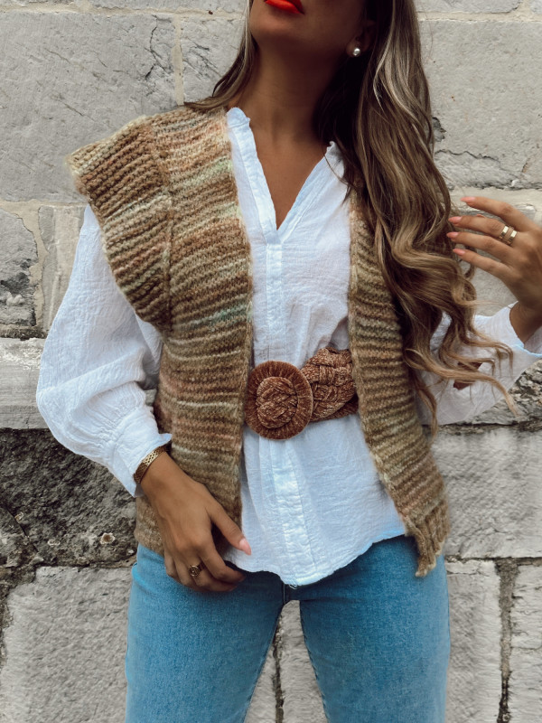 Gilet CHACHA - BRUN