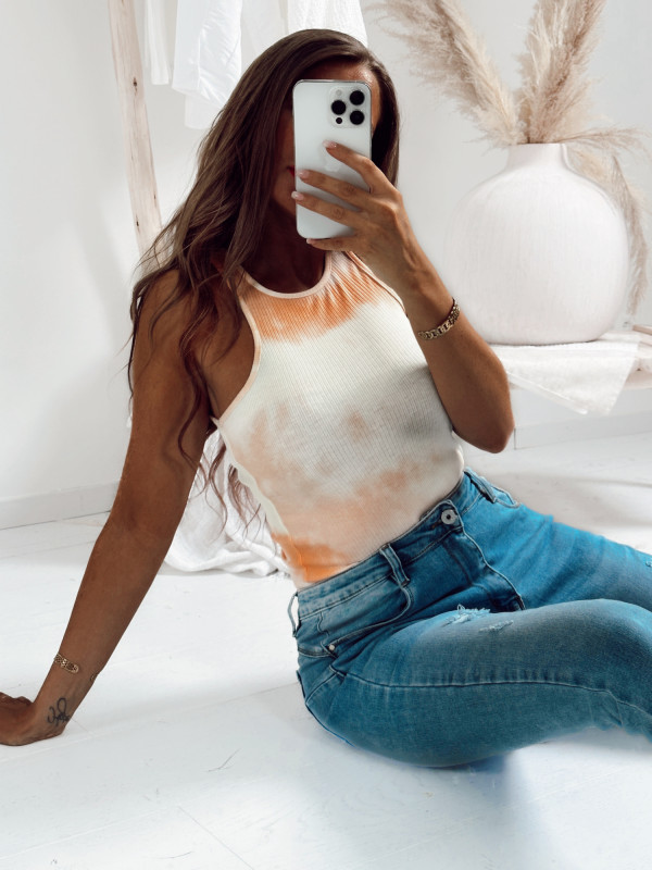 Top YVELIA - ORANGE