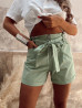 Short en jeans TIRINA - VERT