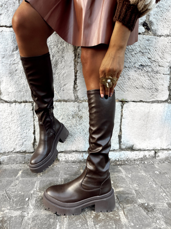 Bottes SARAH - CHOCOLAT