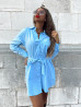 Robe chemise LYSS - BLEU