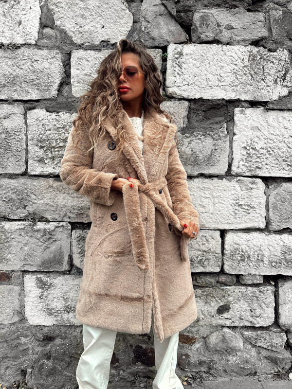 Manteau CARA - CAMEL