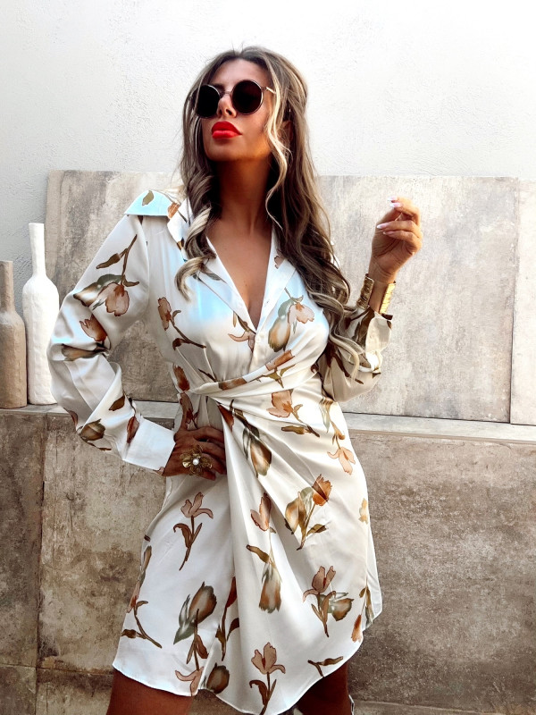 Robe LAMIA - BLANC
