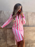 Robe NARA - ROSE FLUO