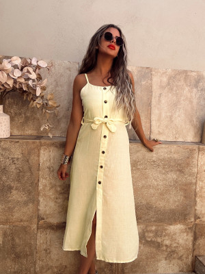 Robe NORA - JAUNE