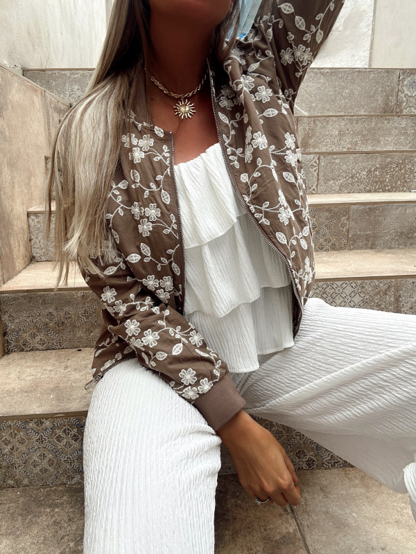 Bomber ALEXANDRA - TAUPE