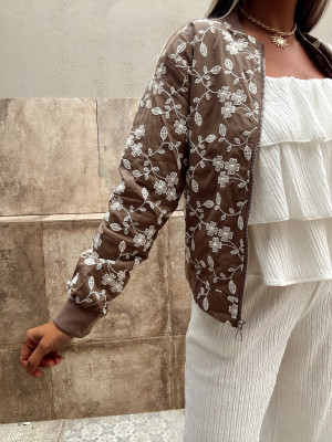 Bomber ALEXANDRA - TAUPE