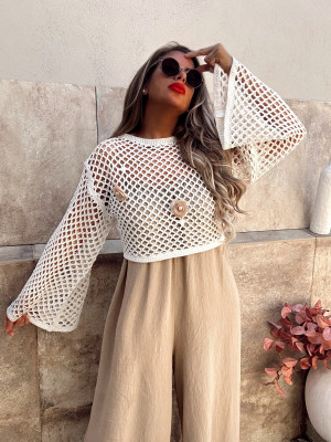 Pull en crochet LEA