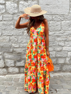 Robe MINA - JAUNE
