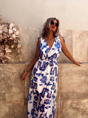 Robe SANGA à paillettes argentés