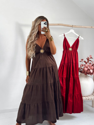 Robe ÉNORA - CHOCOLAT