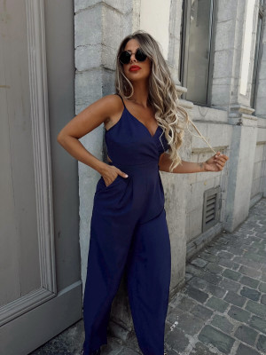 Combinaison pantalon AZIA - BLEU