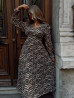 Longue robe LÉNA - KAKI
