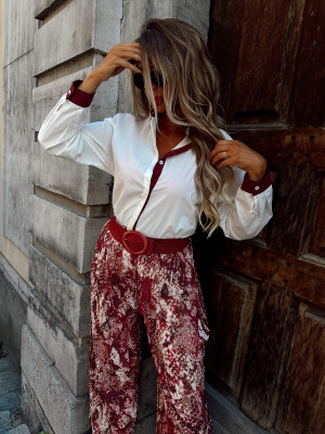 Chemise ELISA - BORDEAUX
