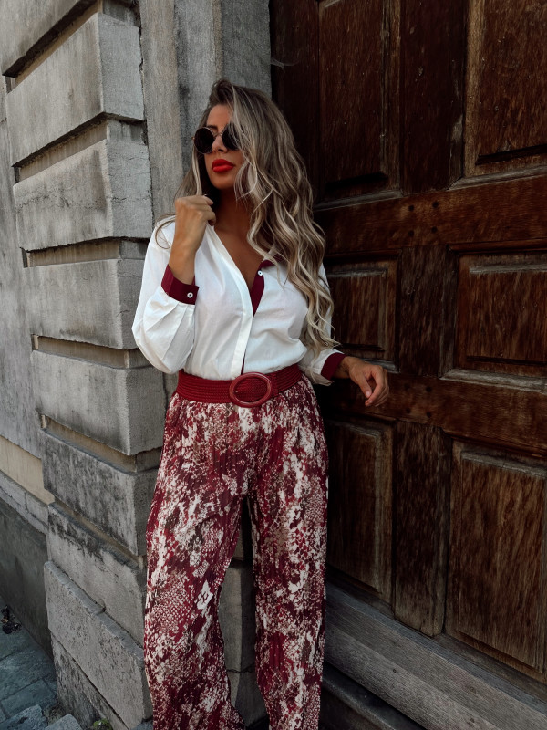 Pantalon ENA - BORDEAUX