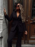 Pantalon EFTINA - NOIR