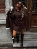 Robe SARA - CHOCOLAT
