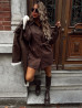 Robe SARA - CHOCOLAT