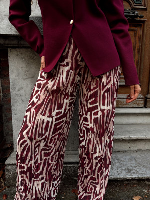 Pantalon ENIA - BORDEAUX