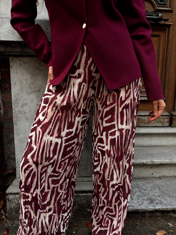Pantalon ENIA - BORDEAUX