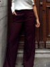 Pantalon EMY - BORDEAUX