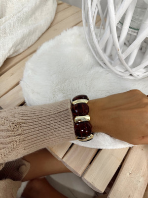 Bracelet ME chocolat