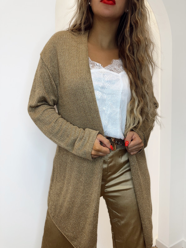 Gilet LEANDRA - CAMEL