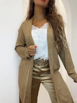 Gilet LEANDRA - CAMEL