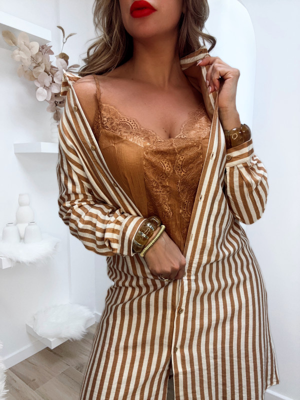 Blouse ELENZA - CAMEL