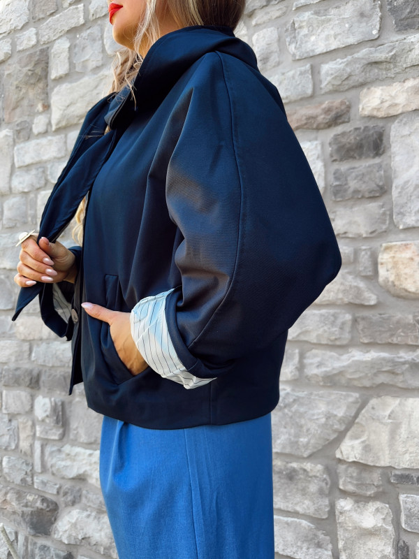 Manteau LÉKA - BLEU MARINE