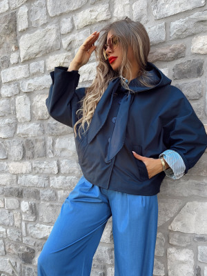 Manteau LÉKA - BLEU MARINE
