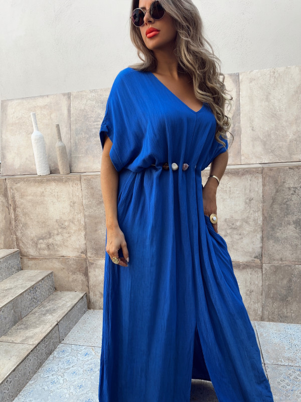 ROBE LEA - BLEU