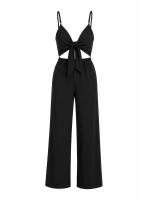 Combinaison pantalon AZIA - NOIR