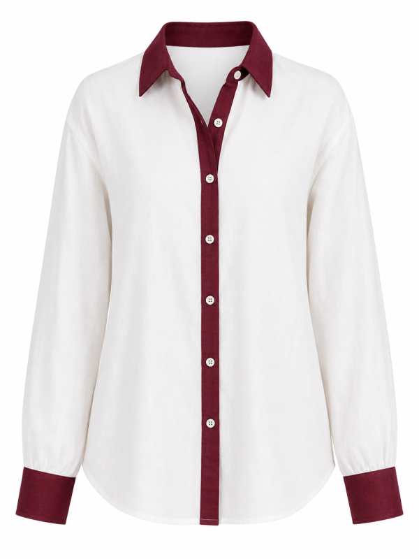 Chemise ELISA - BORDEAUX