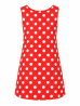 Robe en jeans MYRIAMA - ROUGE