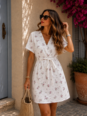 Robe gaz de coton SOFIA