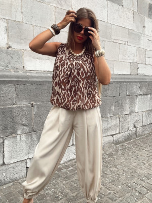 Pantalon LYNE - BEIGE