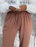Pantalon ALYA - NOISETTE
