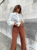 Chemise DENA à BRODERIE