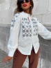 Chemise DENA à BRODERIE