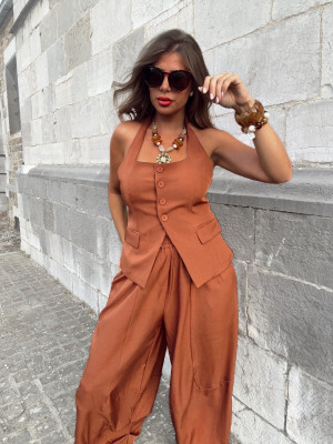 Pantalon ballon LISE - CARAMEL