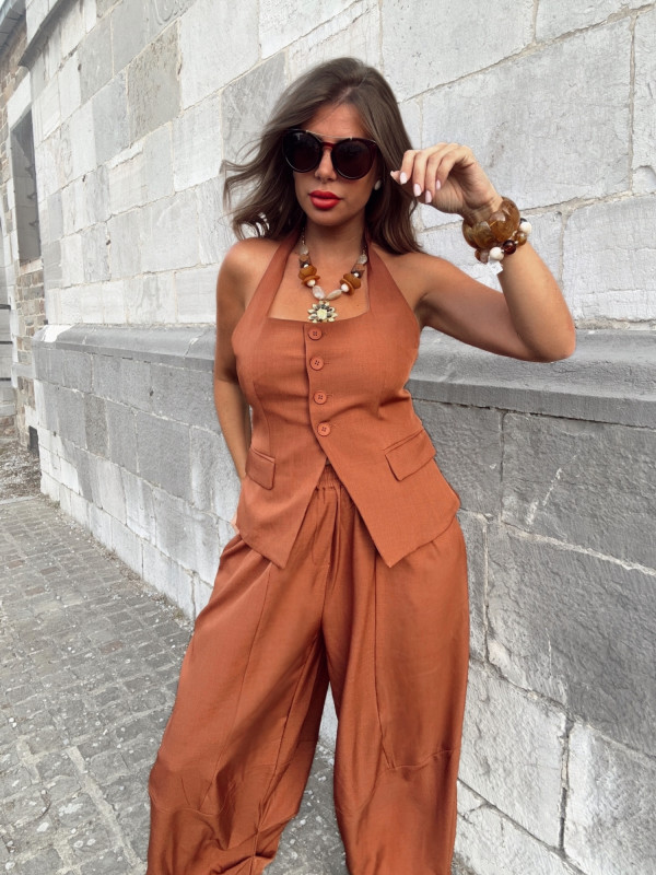 Pantalon ballon LISE - CARAMEL