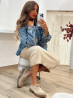 Robe pull SINDY - TAUPE