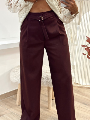 Pantalon EMY - BORDEAUX