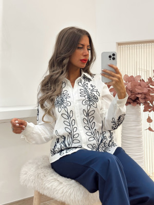 Chemise LOUNA brodée